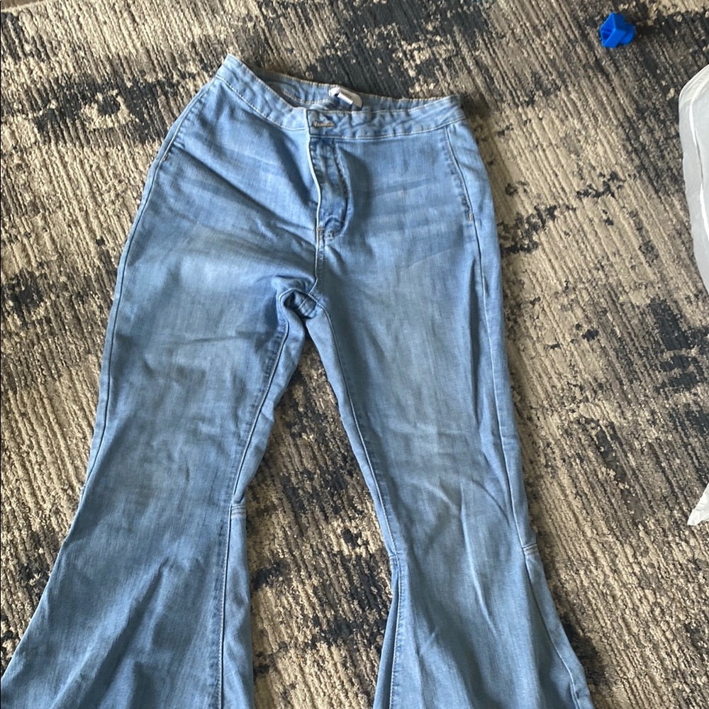 Light Blue Flared Jeans